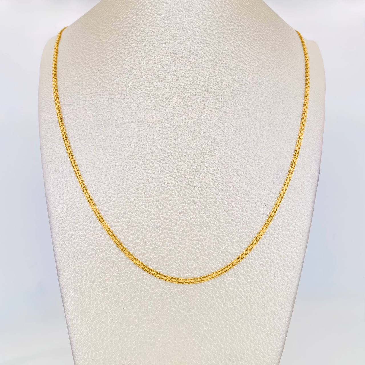 Bismark Chain 4.95g / 20 in / 2.2mm Yellow Gold 18K