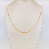 Cadena China 2.6g / 18 in / 1.49mm Oro Amarillo 18K