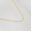 Cadena Militar 1.4g / 18 in / 0.8mm Oro Amarillo 18K