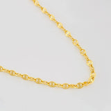Cadena Escalera Volga 3.4g / 24 in / 2.7mm Oro Amarillo 18K