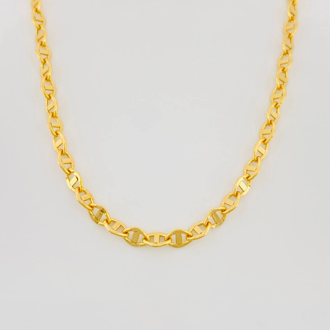 Cadena Escalera Volga 3.35g / 24 in / 2.77mm Oro Amarillo 18K