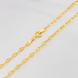 Cadena Escalera Volga 3.35g / 24 in / 2.77mm Oro Amarillo 18K
