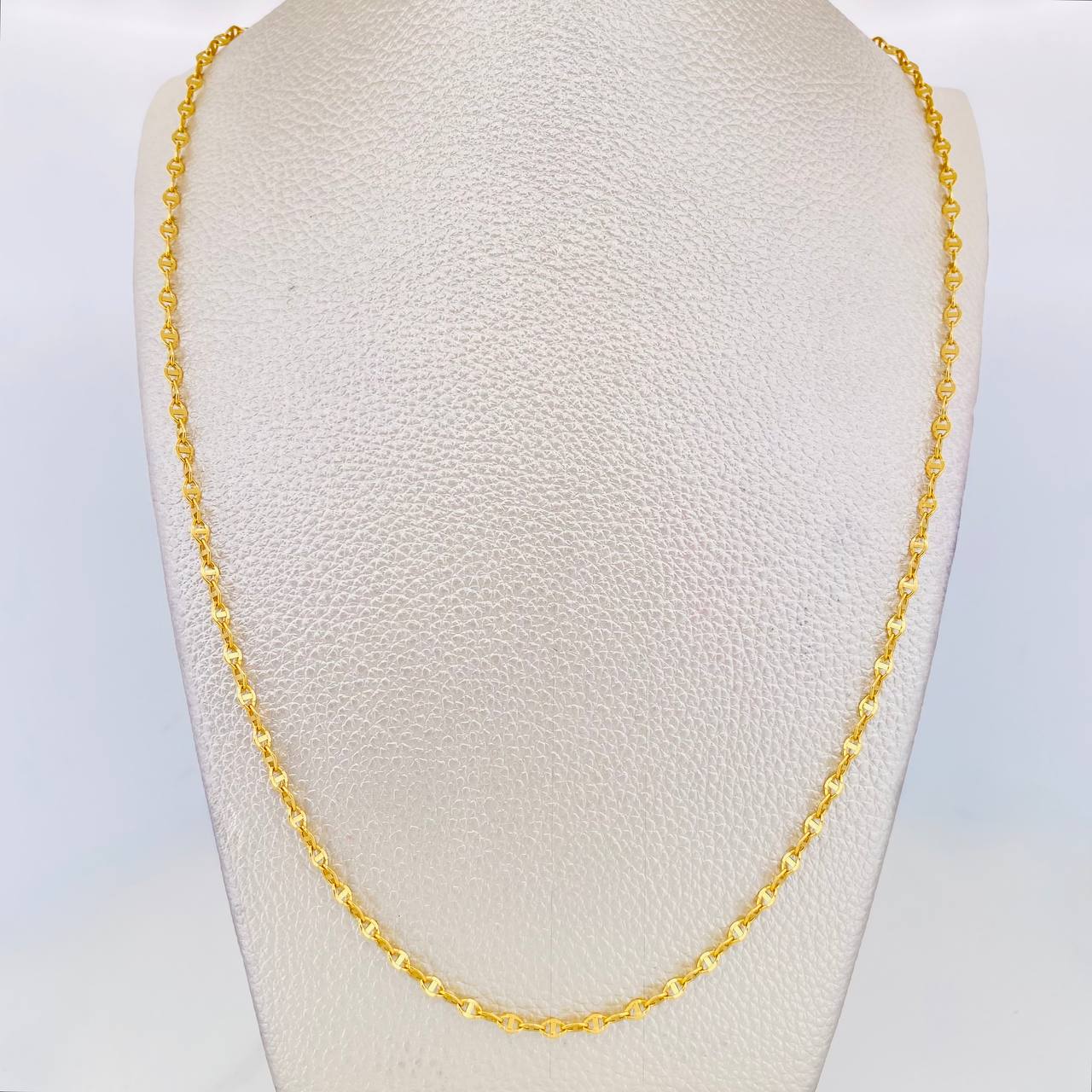 Cadena Escalera Volga 3.35g / 24 in / 2.77mm Oro Amarillo 18K