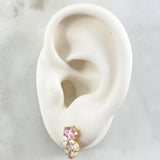 Stud Earrings 2.55gr / 1.3cm (0.5in) / Spanish Pearl 18K Gold
