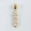 Pendant Rayuela Line 1.25gr / 2.5cm / Special Pearl 18K Gold