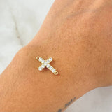 Charm Fitting 1gr / 1.8cm (0.7in) / Special Pearl 18K Gold