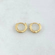 Hoop Earrings Tinny 1.05gr / 0.3in / Special Pearl 18K Gold