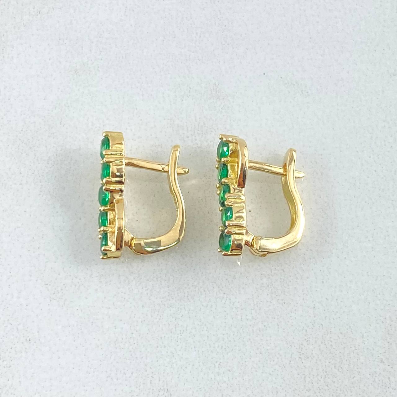 Candongas Omega Infinito 2.75gr / 1.1cm / Nac.Esp. Oro 18K