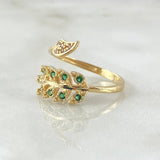 Anillo Flecha Laurel 2.45gr / T6 1/2 / Nac.Esp. Oro 18K