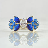 Anillo Flores Victorianas 2.45gr / T5 1/4 / Nac.Esp. Oro 18K