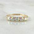 Anillo Linea Tupida 2.2gr / T7 1/4 / Nac.Esp. Oro 18K