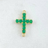 Charm Dense Cross 0.9gr / 1.8cm (0.7in) / Special Pearl 18K Gold ©