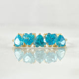 Anillo Corazones zigzag 1.55gr / T7 1/4 / Nac.Esp. Oro 18K ©