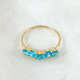 Anillo Corazones zigzag 1.55gr / T7 1/4 / Nac.Esp. Oro 18K ©