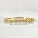 Delicate Cuban Link Ring 1.1gr / Size 6 / Special Pearl 18K Gold ©