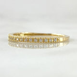 Delicate Cuban Link Ring 1.1gr / Size 6 / Special Pearl 18K Gold ©