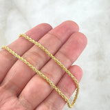 Rope Chain 5.6gr / 23.6in / +3 18K Gold -