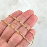 Cuban Links 1.45gr / 17.7in / +1 18K Gold