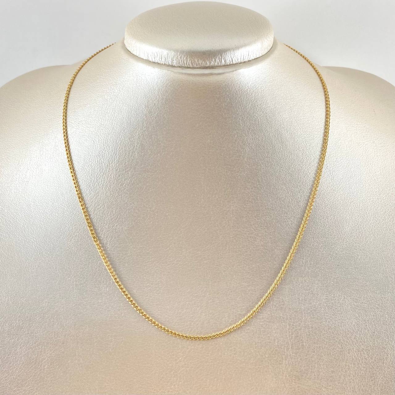 Cadena Cubana 1.4gr / 45cm / +1 Oro 18K