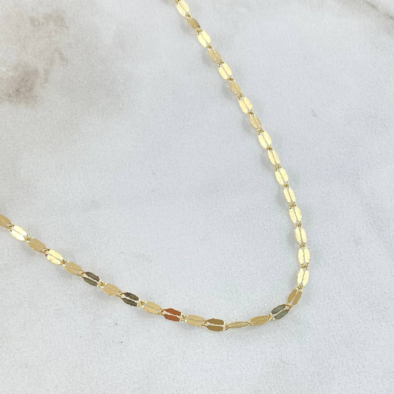 Mirror Flower Chain 1gr / 50cm / +3 18K Gold ©