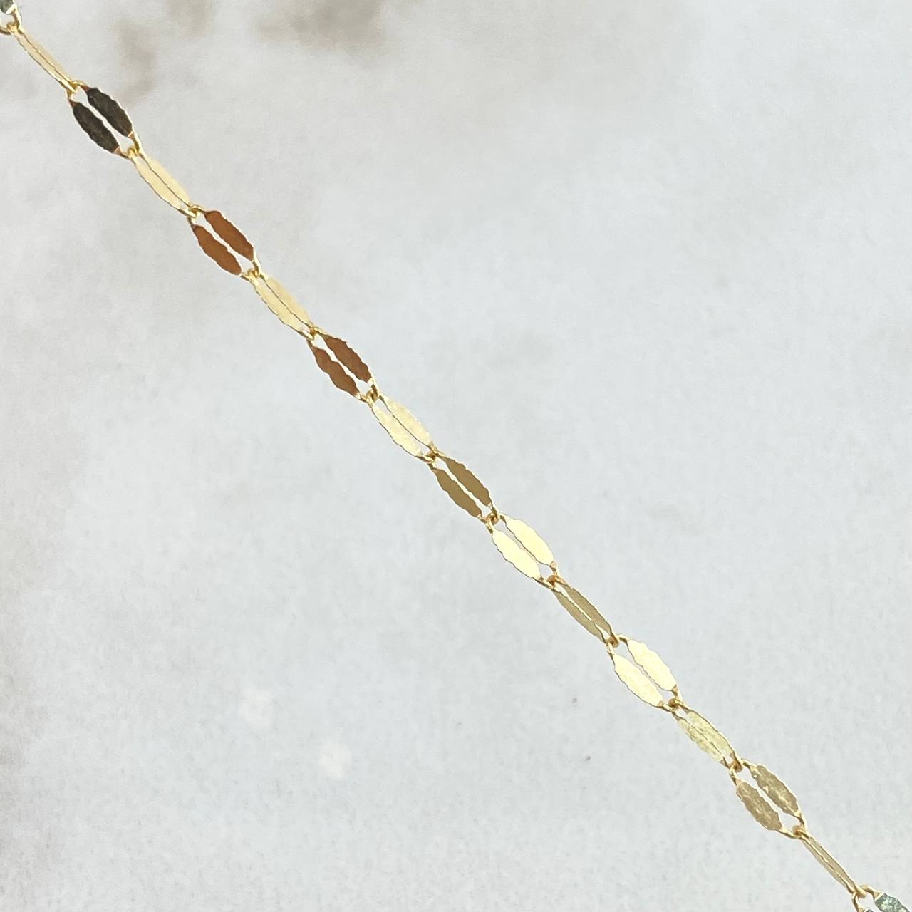Mirror Flower Chain 1gr / 50cm / +3 18K Gold ©