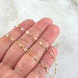 Mirror Flower Chain 1gr / 50cm / +3 18K Gold ©