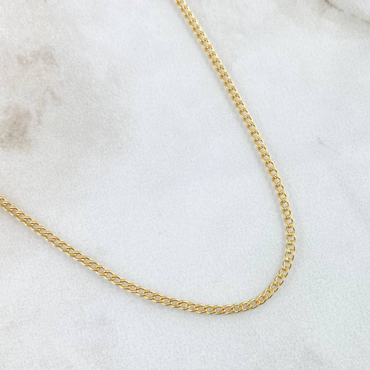 Cadena Cubana 1.6gr / 60cm / +1 Oro 18K ©