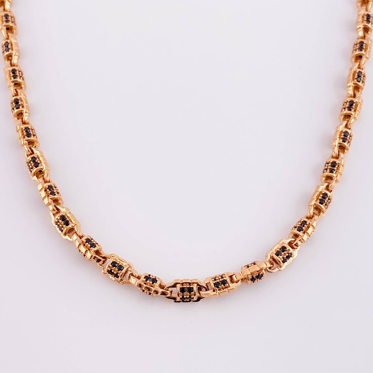Rustic Chain Granada 51.85g / 26 in / 4.9mm Rose Gold 18K