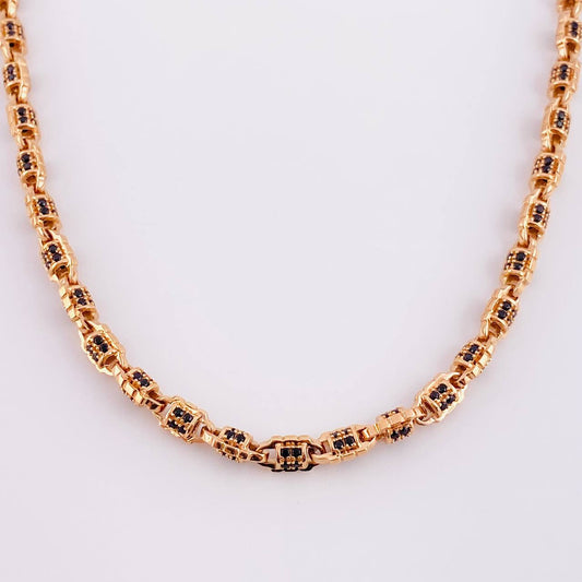 Rustic Chain Granada 51.85g / 26 in / 4.9mm Rose Gold 18K
