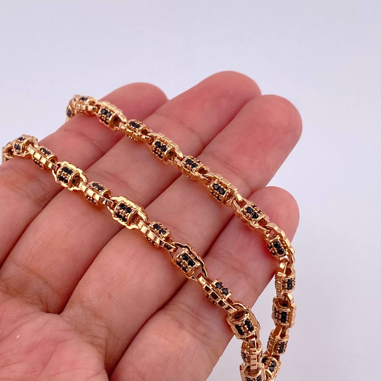 Rustic Chain Granada 51.85g / 26 in / 4.9mm Rose Gold 18K