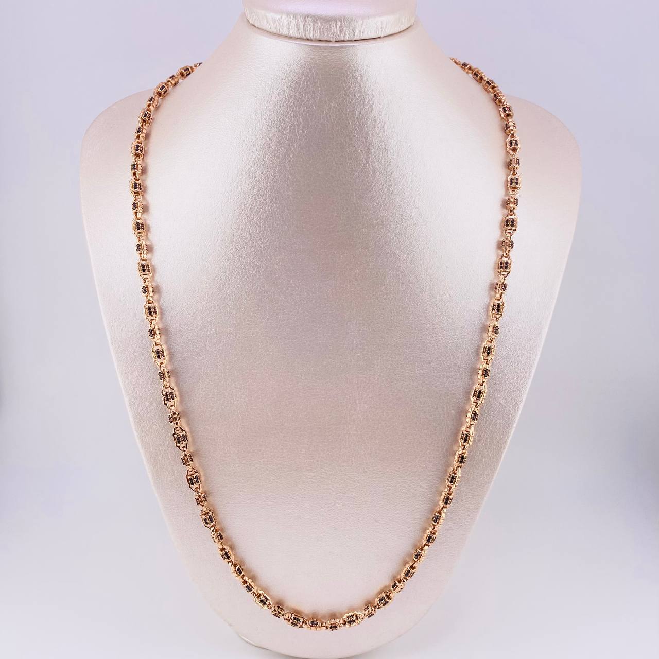 Rustic Chain Granada 51.85g / 26 in / 4.9mm Rose Gold 18K