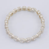 Tennis Bracelet Square 23.05g / 8 in / 7.7mm Silver 925
