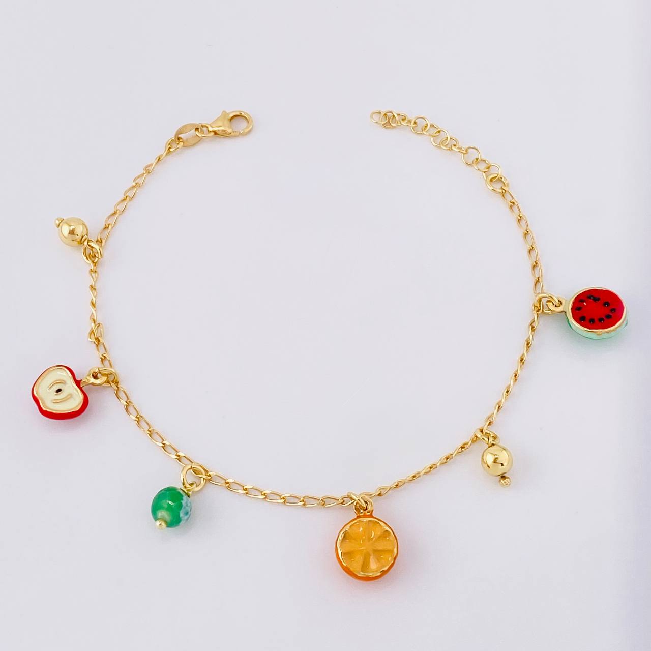 Bracelet Tropical 4.75g / 8 1/4 in / 1.8mm Silver Vermeil 925