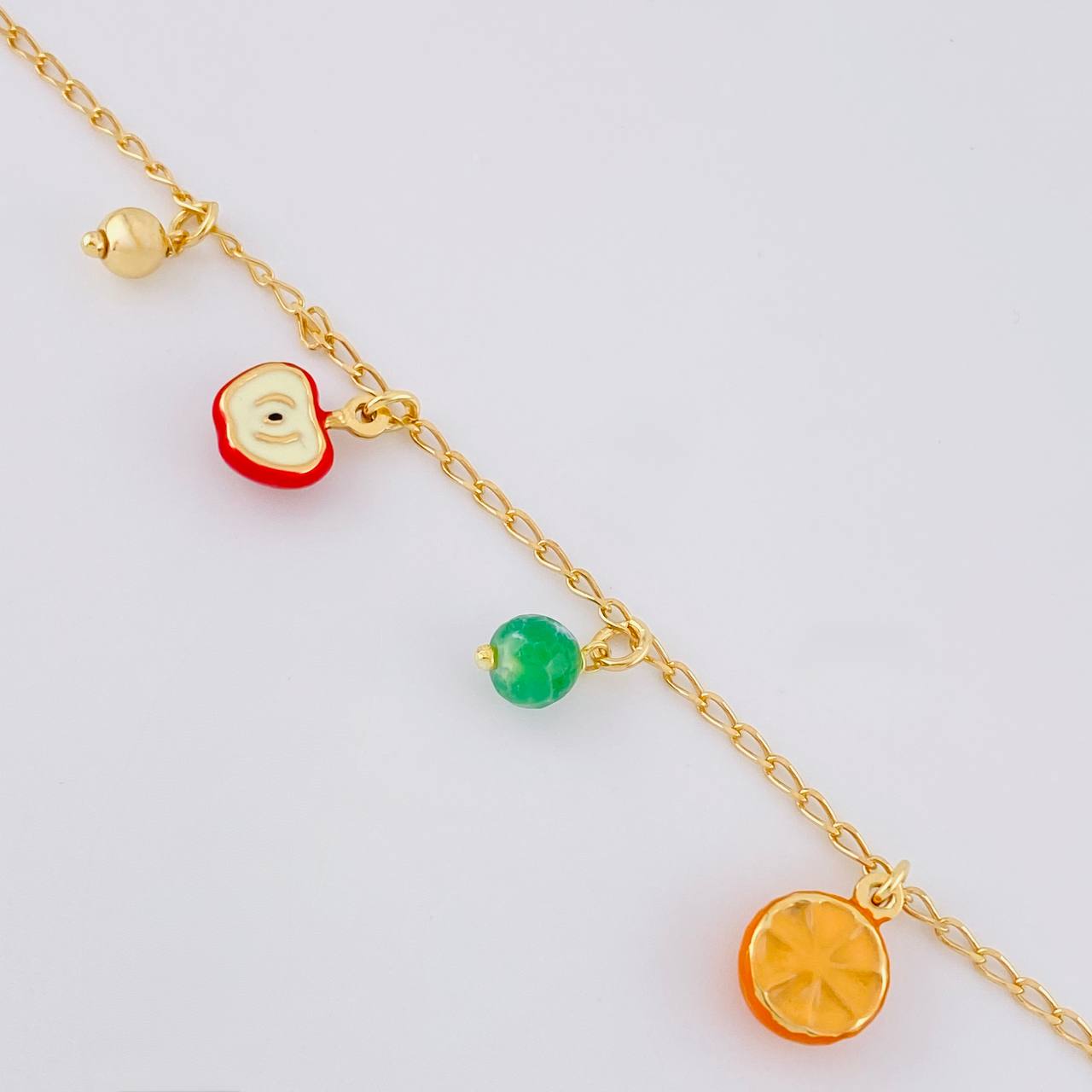 Bracelet Tropical 4.75g / 8 1/4 in / 1.8mm Silver Vermeil 925