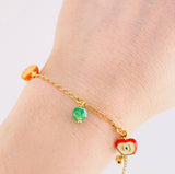 Bracelet Tropical 4.75g / 8 1/4 in / 1.8mm Silver Vermeil 925