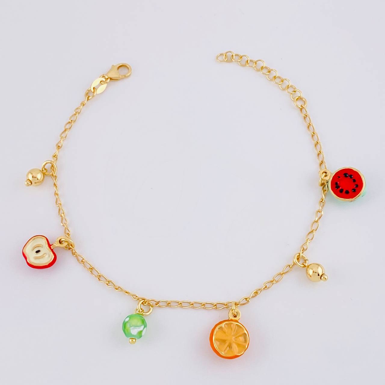 Tropical Bracelet 4.8g / 8 1/2 in / 1.9mm Vermeil Silver 925