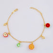 Tropical Bracelet 4.8g / 8 1/2 in / 1.9mm Vermeil Silver 925