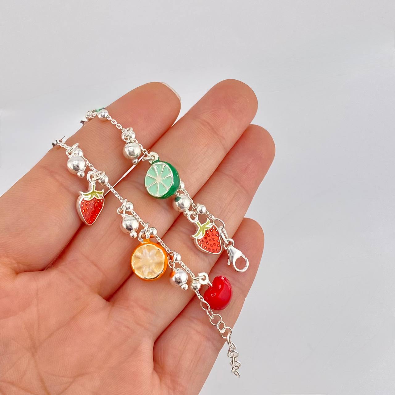 Tropical Bracelet 10.6g / 8 1/2 in / 1.1mm Silver 925