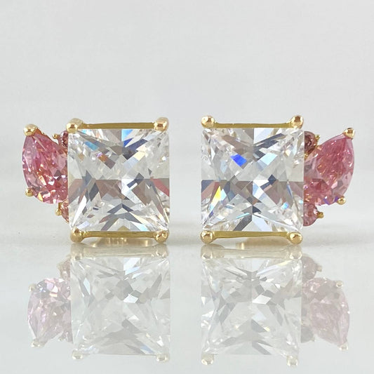 Topos Hoja Cuadrada 4gr / 1cm / Nac.Esp. Oro 18K