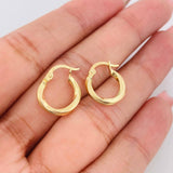 Candongas Mary 1.2g / 1/2 in Oro Amarillo 18K