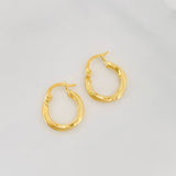 Candongas Mary 1.2g / 1/2 in Oro Amarillo 18K