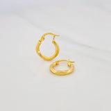 Candongas Mary 1.2g / 1/2 in Oro Amarillo 18K