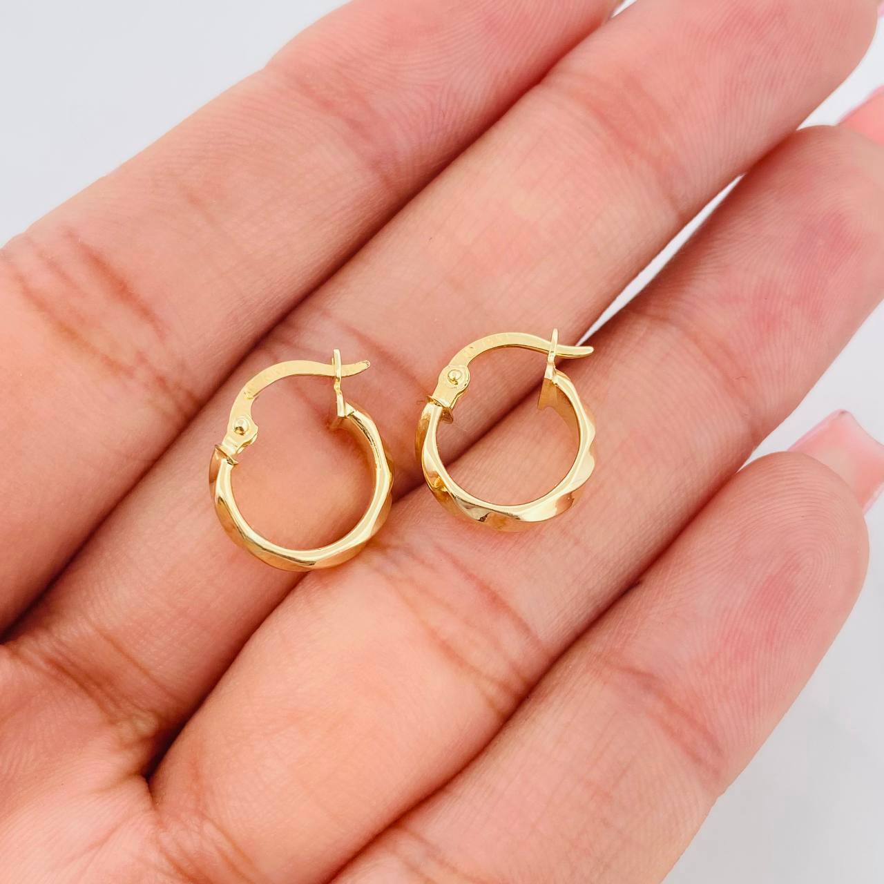 Candongas Susi 1.25g / 1/2 in Oro Amarillo 18K
