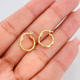 Candongas Susi 1.25g / 1/2 in Oro Amarillo 18K
