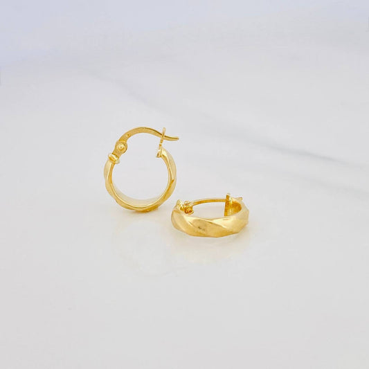 Candongas Susi 1.25g / 1/2 in Oro Amarillo 18K