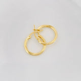 Candongas Mary 1.1g / 3/4 in Oro Amarillo 18K