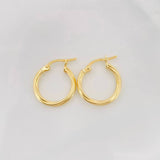 Candongas Mary 1.1g / 3/4 in Oro Amarillo 18K