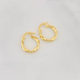 Candongas Bridget 1.15g / 1/2 in Oro Amarillo 18K