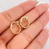 Candongas Susi 1.3g / 1/2 in Oro Amarillo 18K