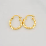 Candongas Mary 1.05g / 1/2 in Oro Amarillo 18K
